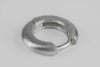 Parts of Four Hoop Hoop Earrings Collection III Highly Handcrafted PS4-2035-5-MA-YGCY Matte Sterling Silver 13mm PPOF58
